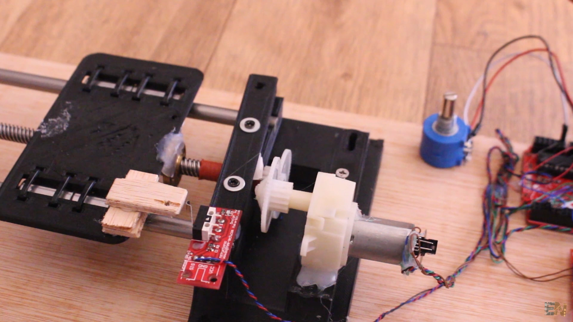 Arduino PID CNC axis brushed DC motor