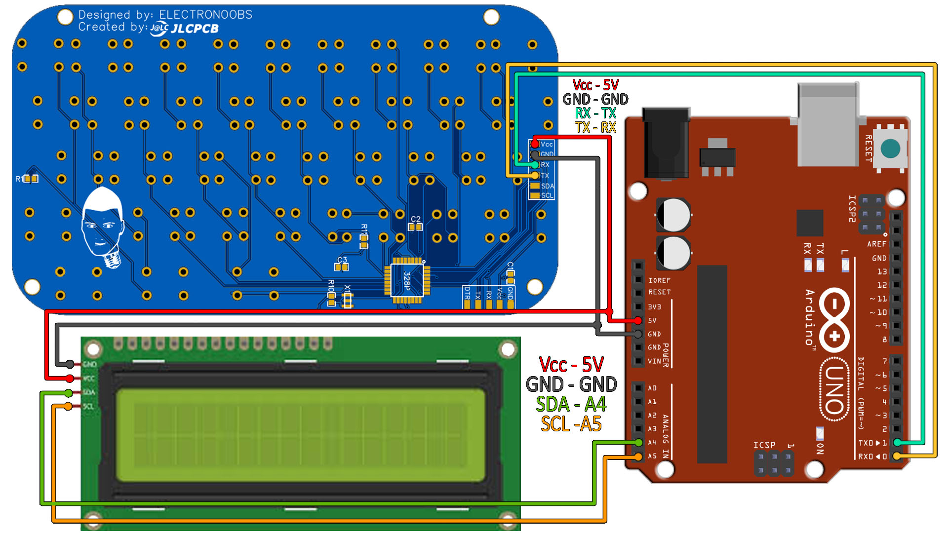 Arduino keypad matrix how it works circuit