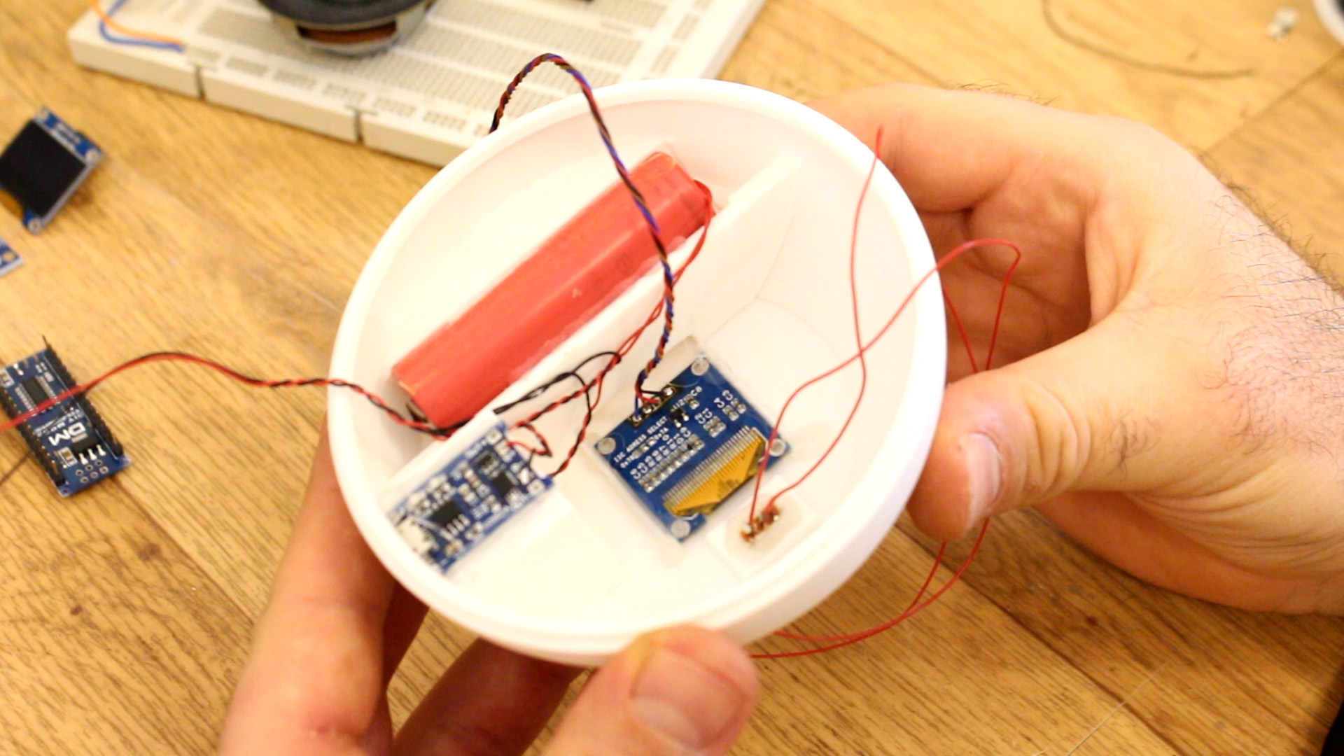Arduino magic 8 ball with OLED display
