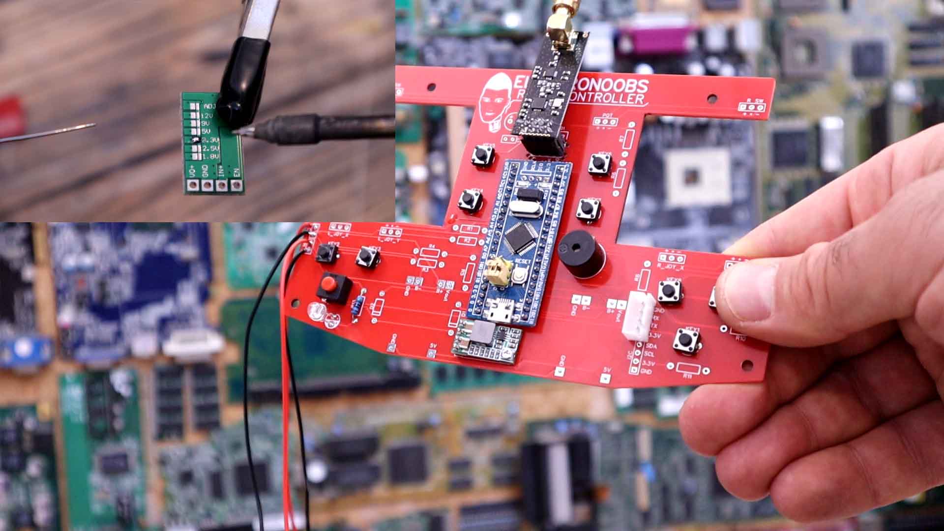 homemade STM radio controller with touchscreen
