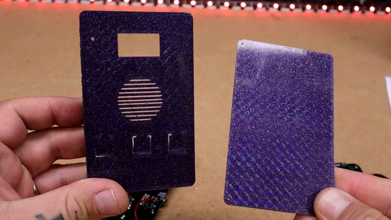 homemade esp32 3D printed walkie talkie