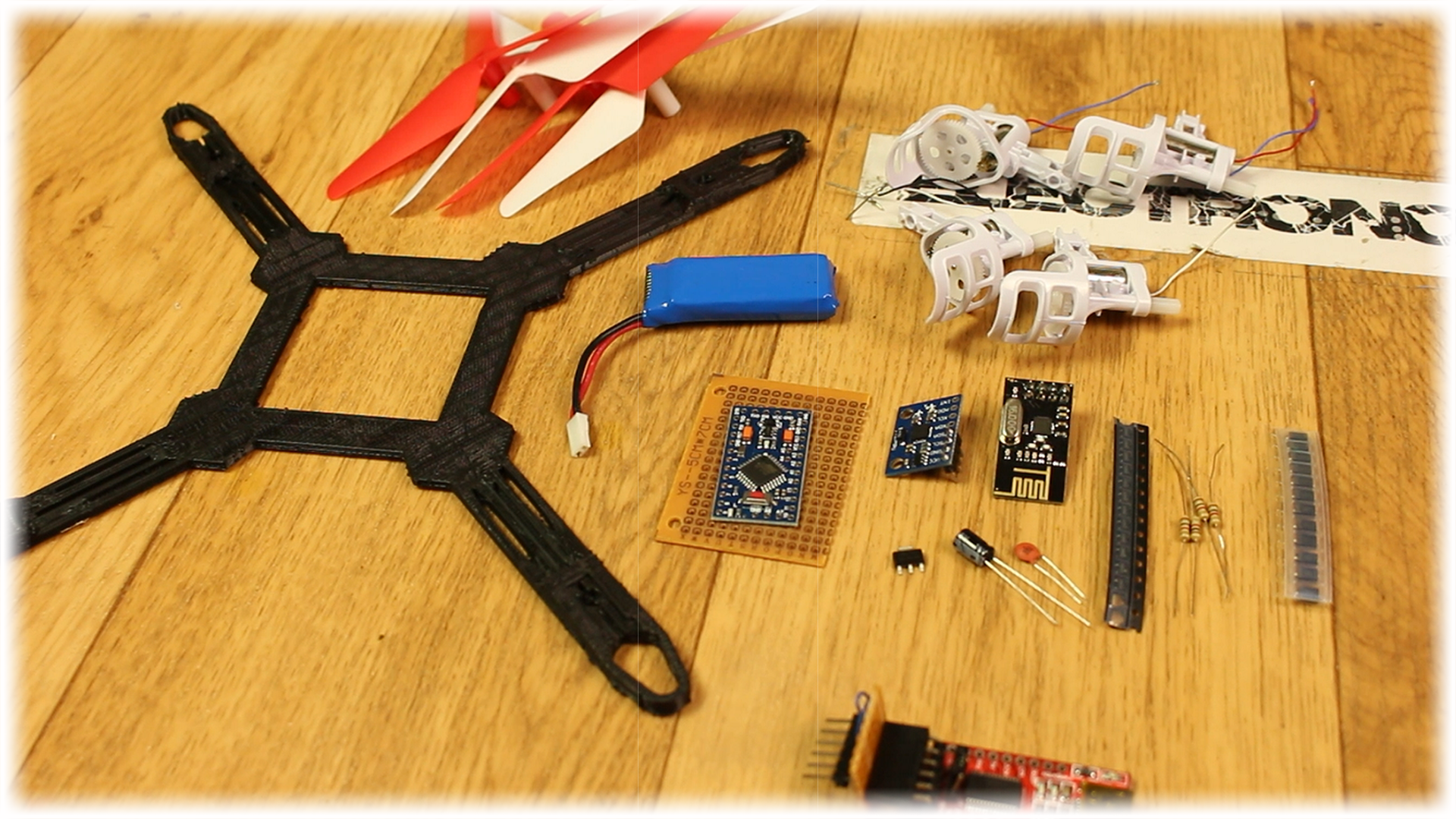 arduino brushed drone circuit