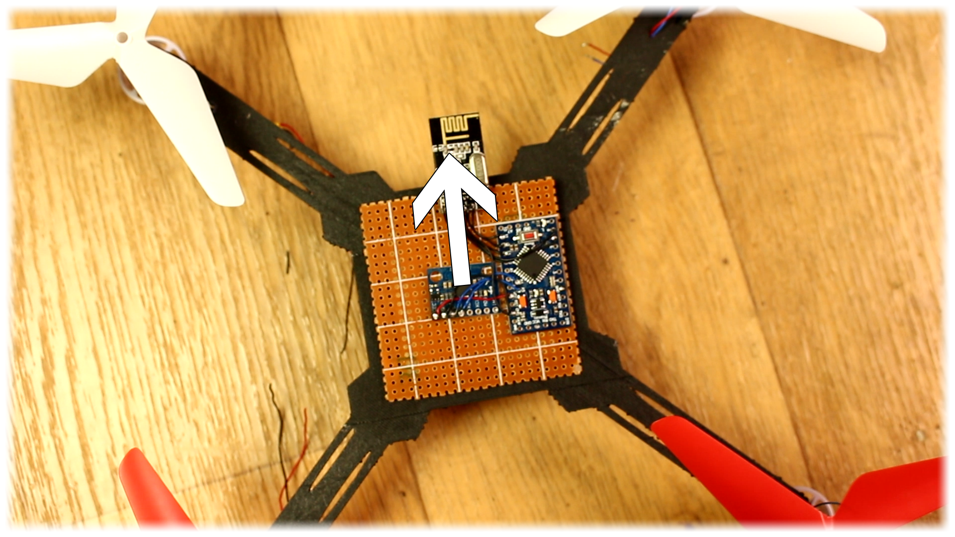 Arduino drone brushed DC motors