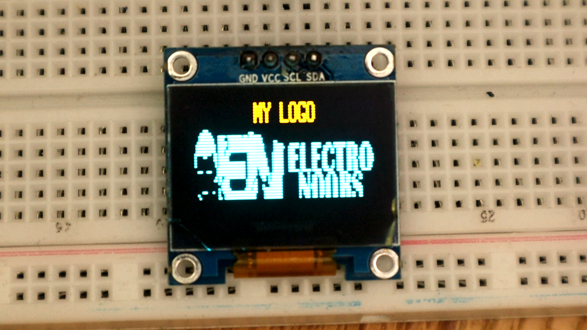 i2c oled 128X64 Arduino example