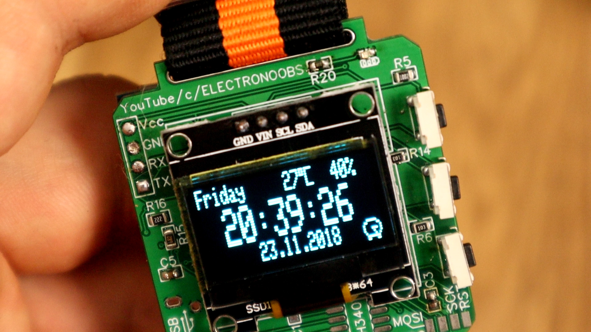 PCB arduino smartwatch GERBER
