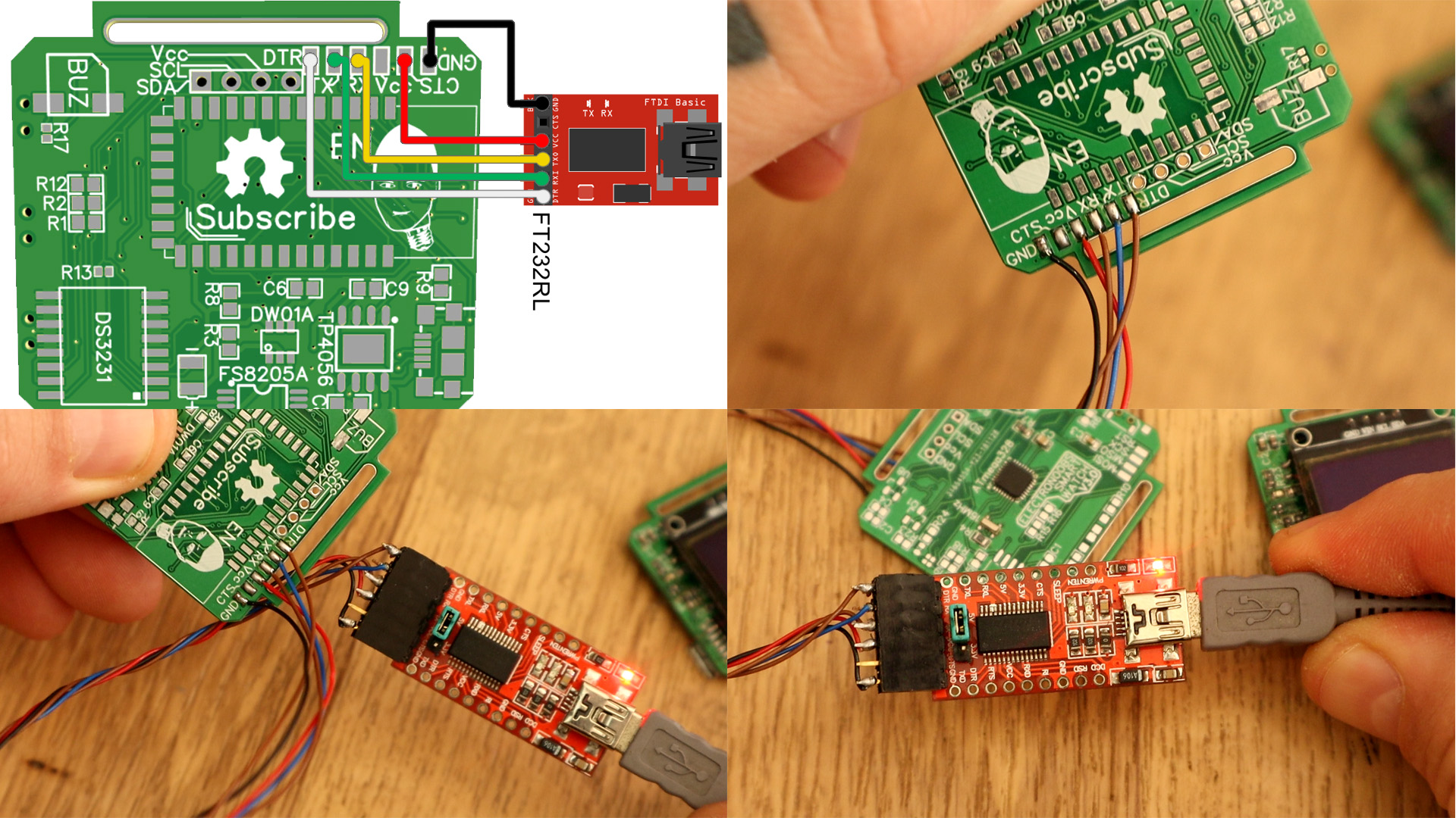 arduino watch PCB DIY