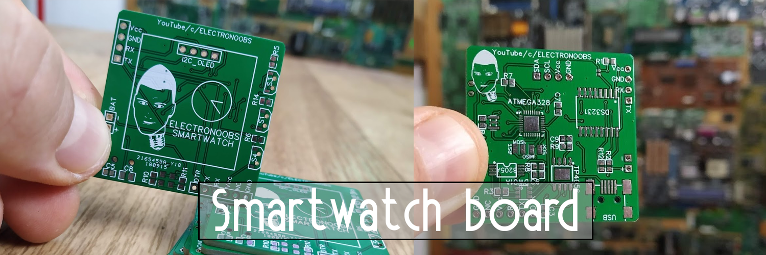 Arduino smartwatch PCB