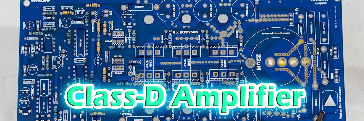 Class-D amplifier PCB circuit