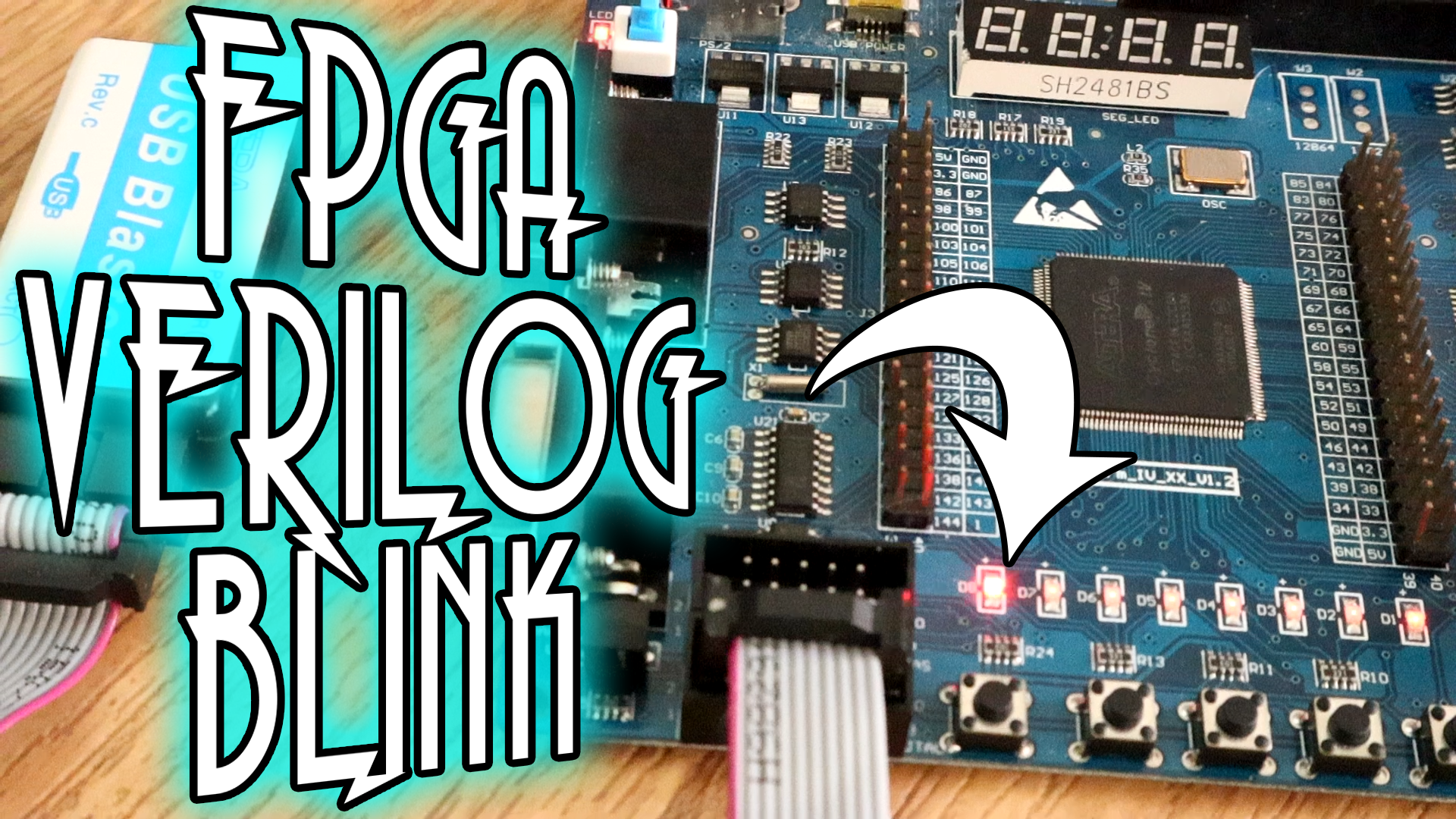 FPGA tutorial blink example