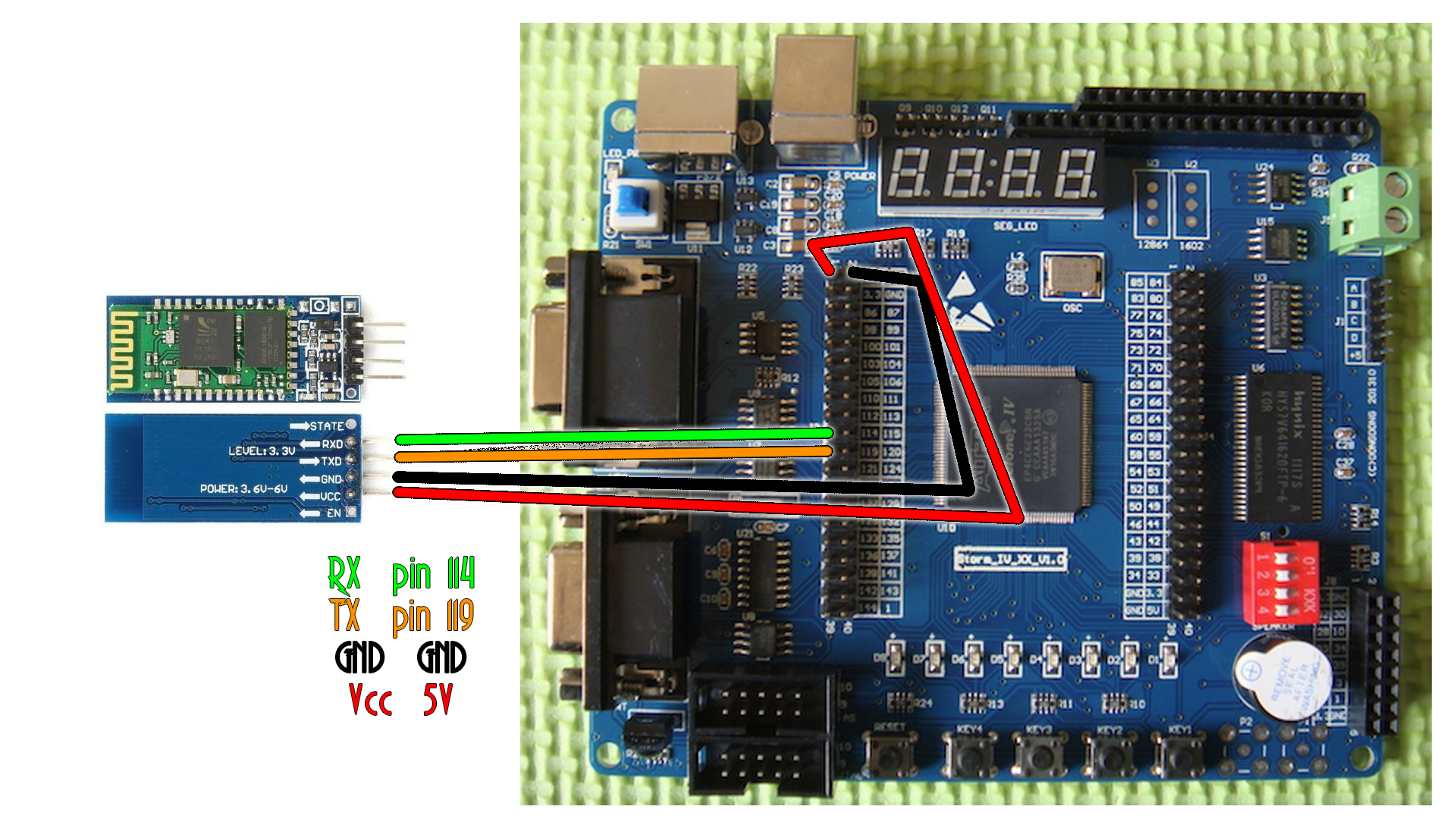 schematic UART FPGA code