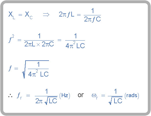 LC oscillator formula inductor