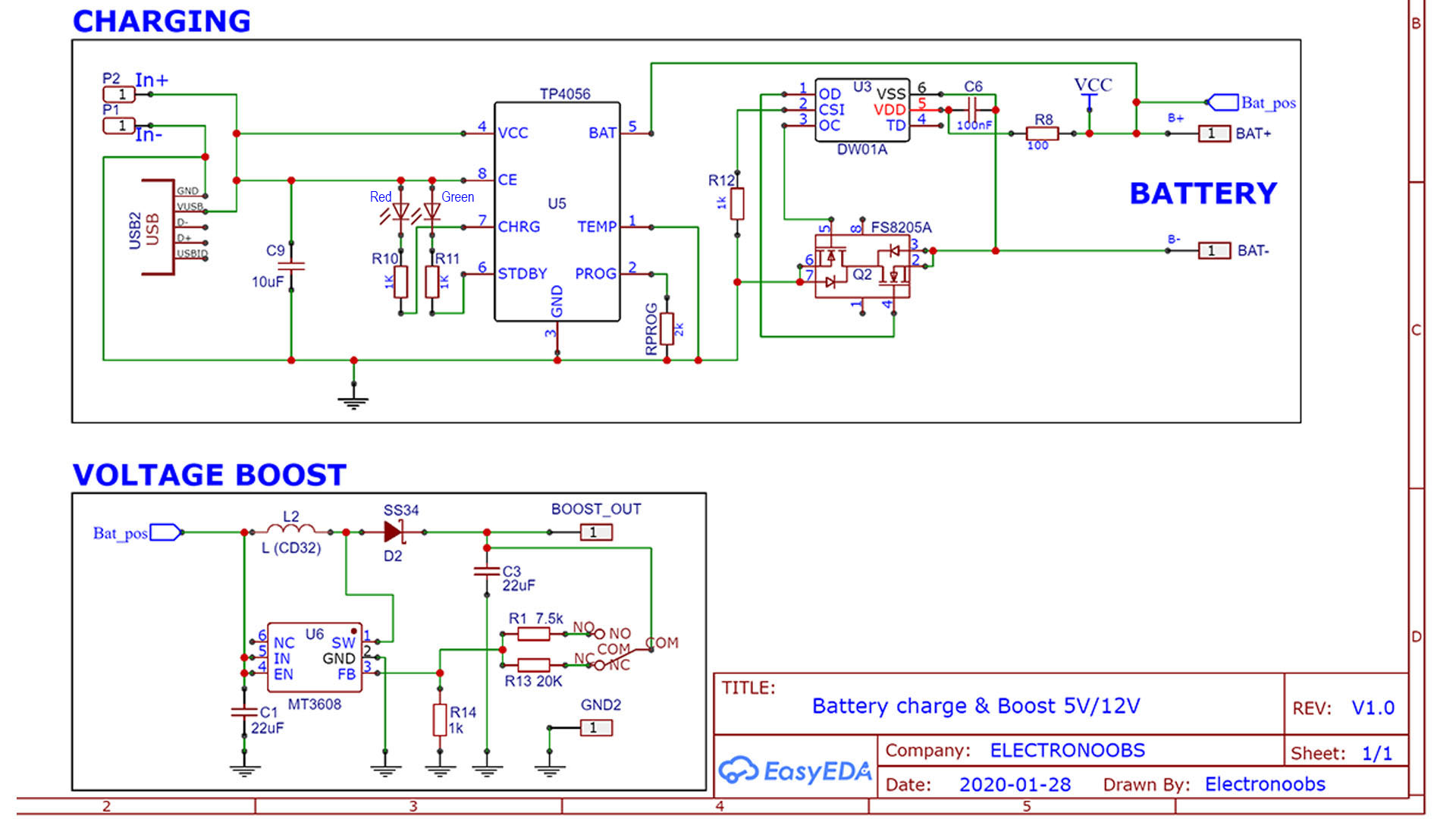 homemade BMS charging schematic