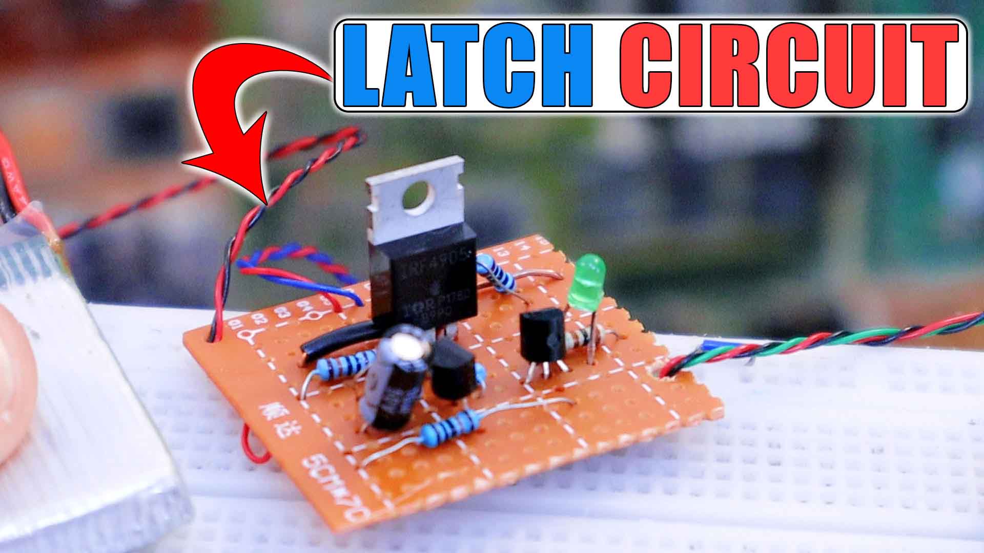 latch circuit homemade sensor