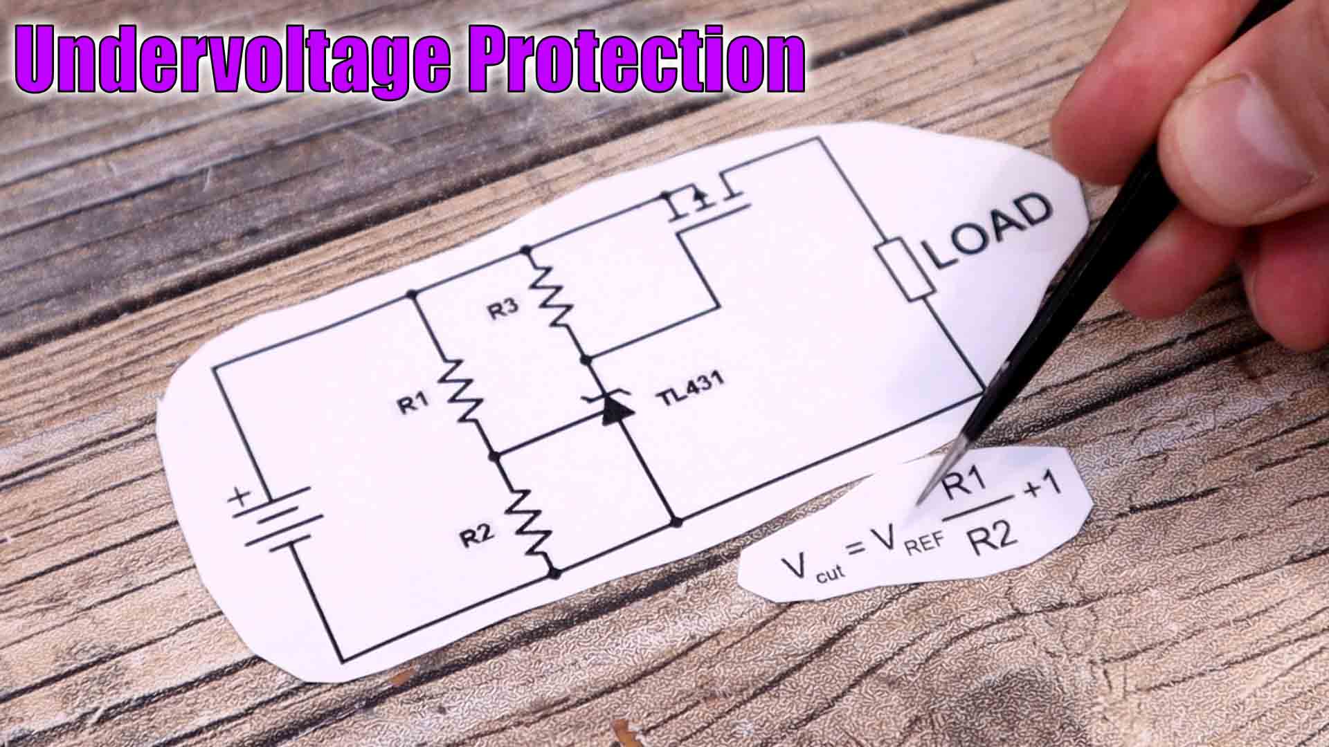 TL431 under voltage protection circuit