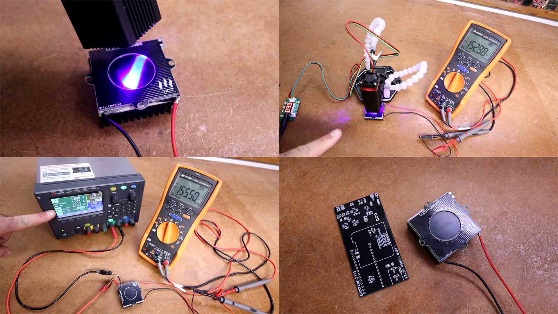 homemade arduino laser optical power meter