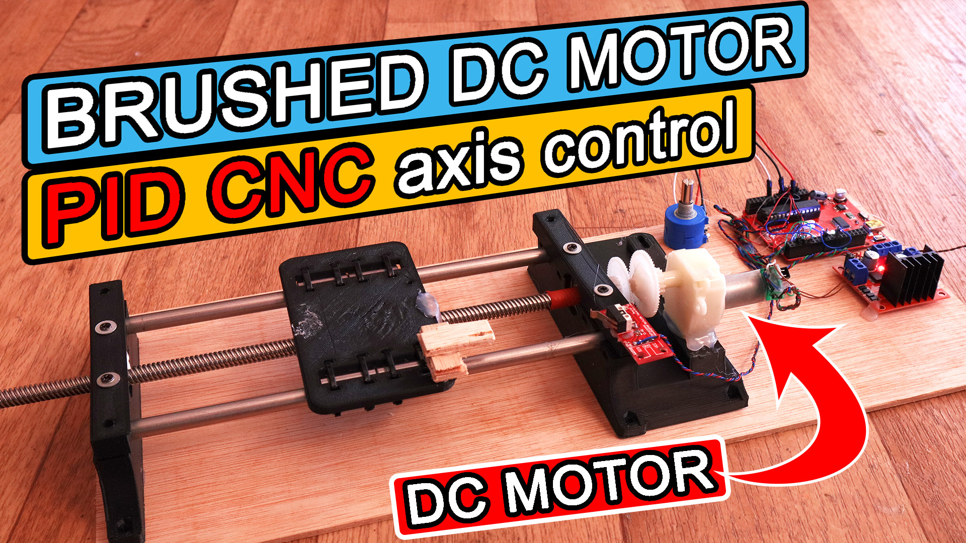 Arduino Pid Dc Brushed Motor Cnc Axis