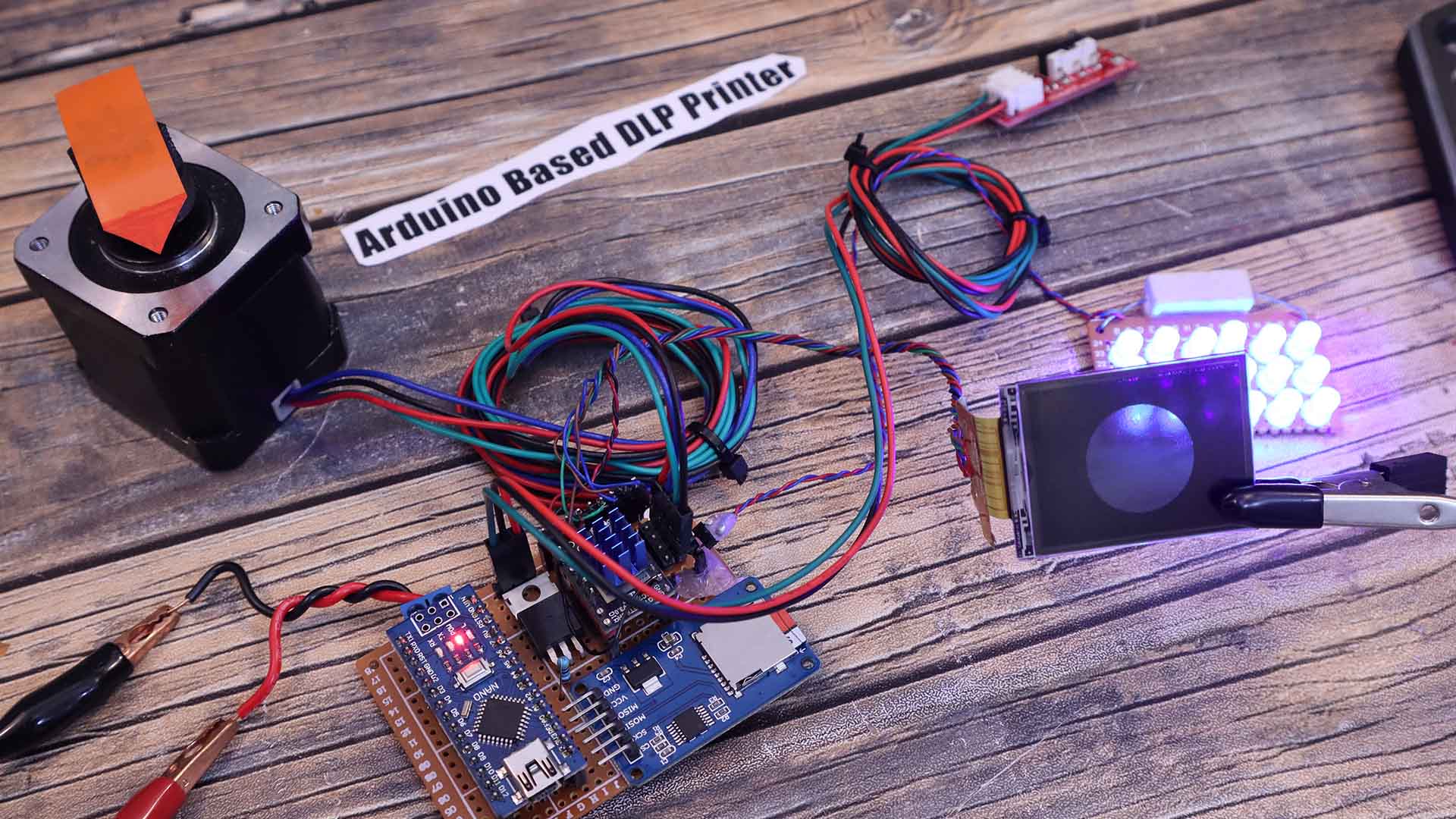 Arduino DIY resin printer UV light