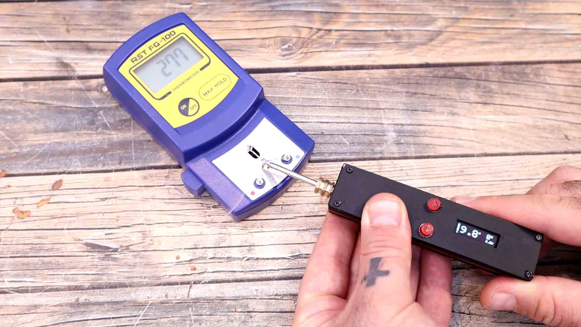 Arduino battery digital soldering iorn