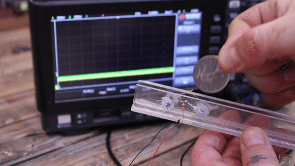 homemade coin selector detector sensor Arduino