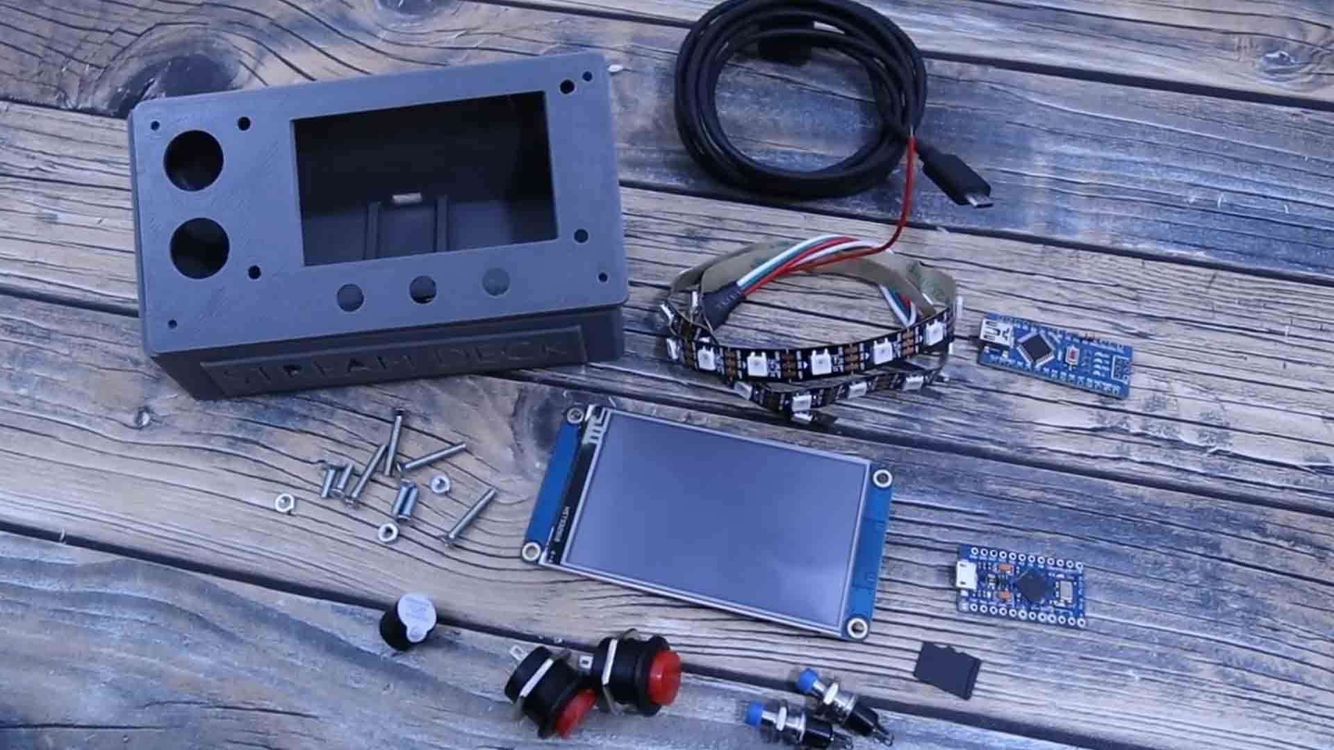 Arduino homemade stream deck 3D printed