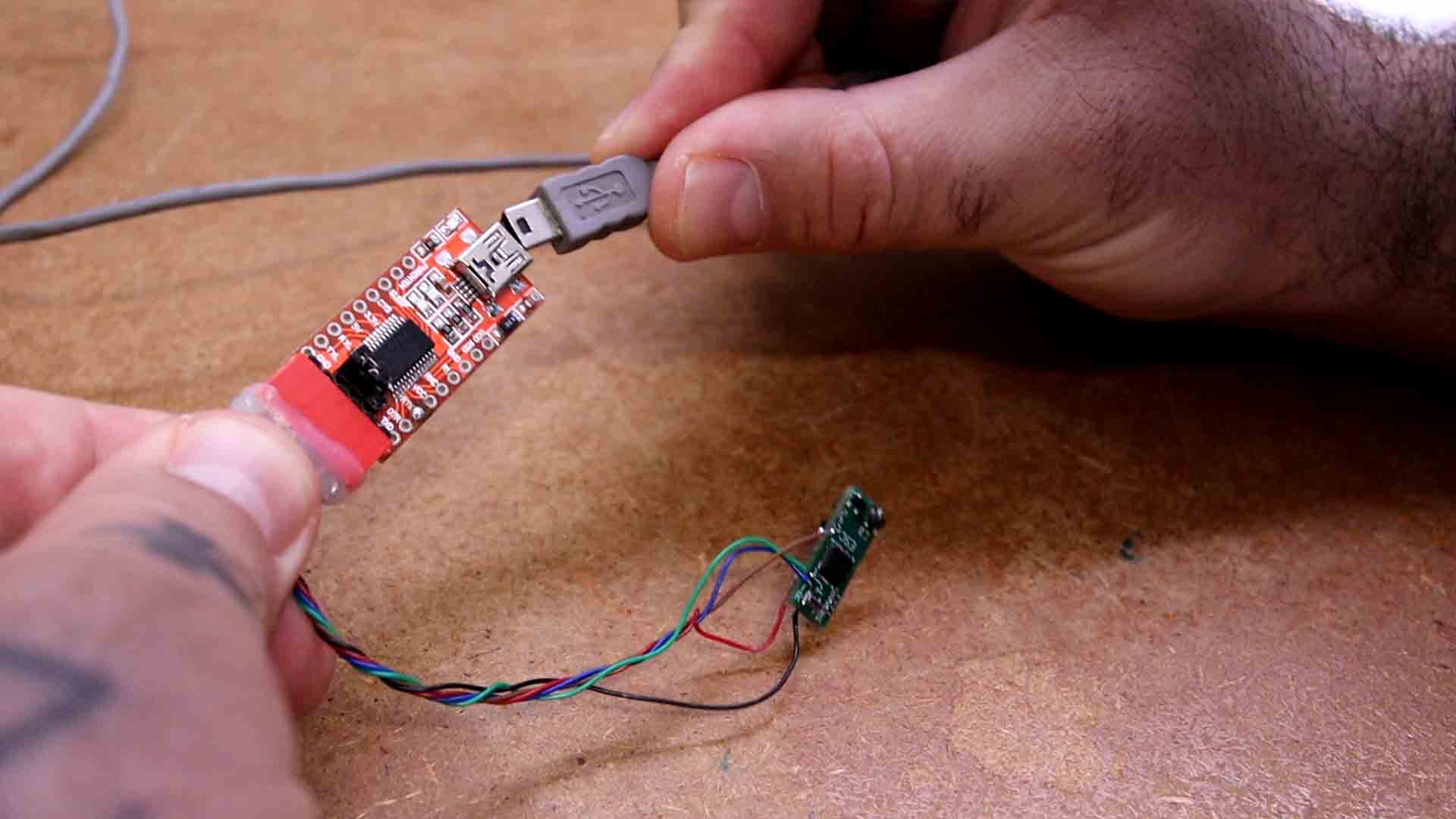 homemade arduino ESC PCB FTDI