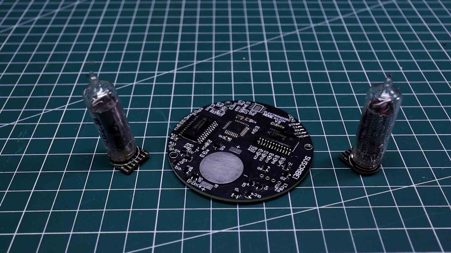 homemade arduino nixie tube watch