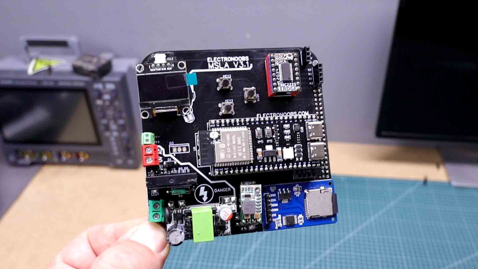 homemade MSLA 3D printer PCB