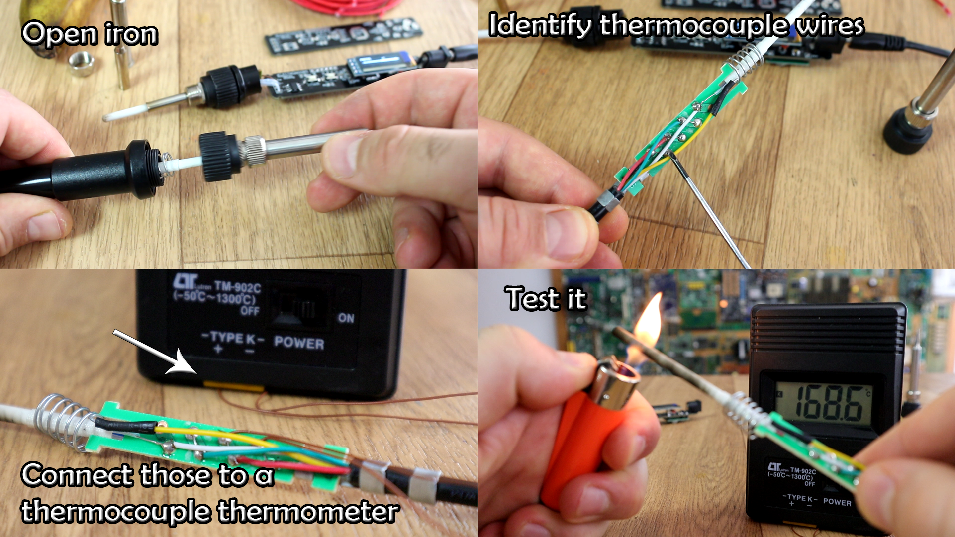thermocouple soldering iron