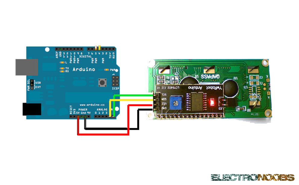 Equipo salario garaje Control LCD con arduino y código ejemplo