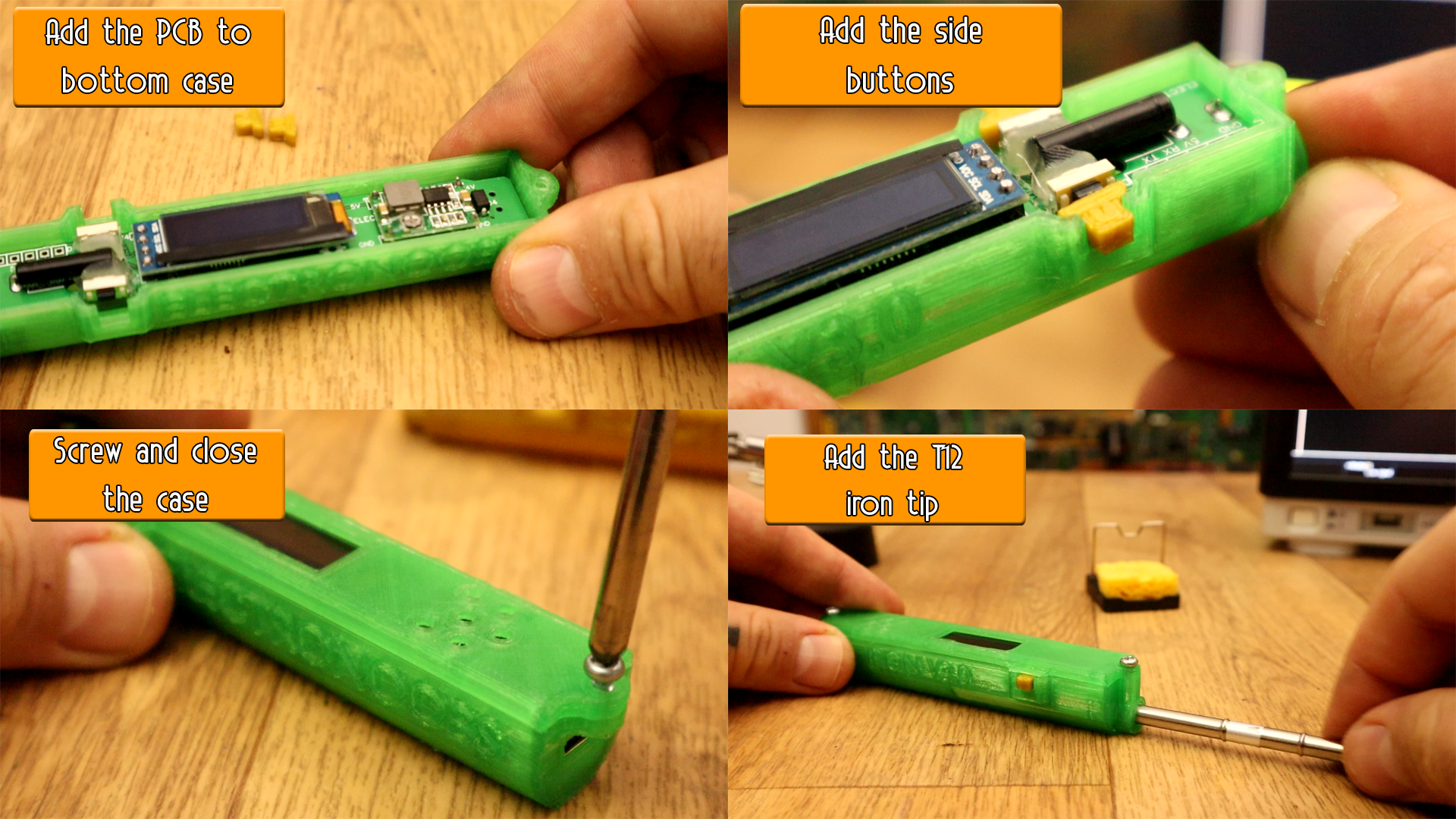 3D case printed for soldering iron Arduino