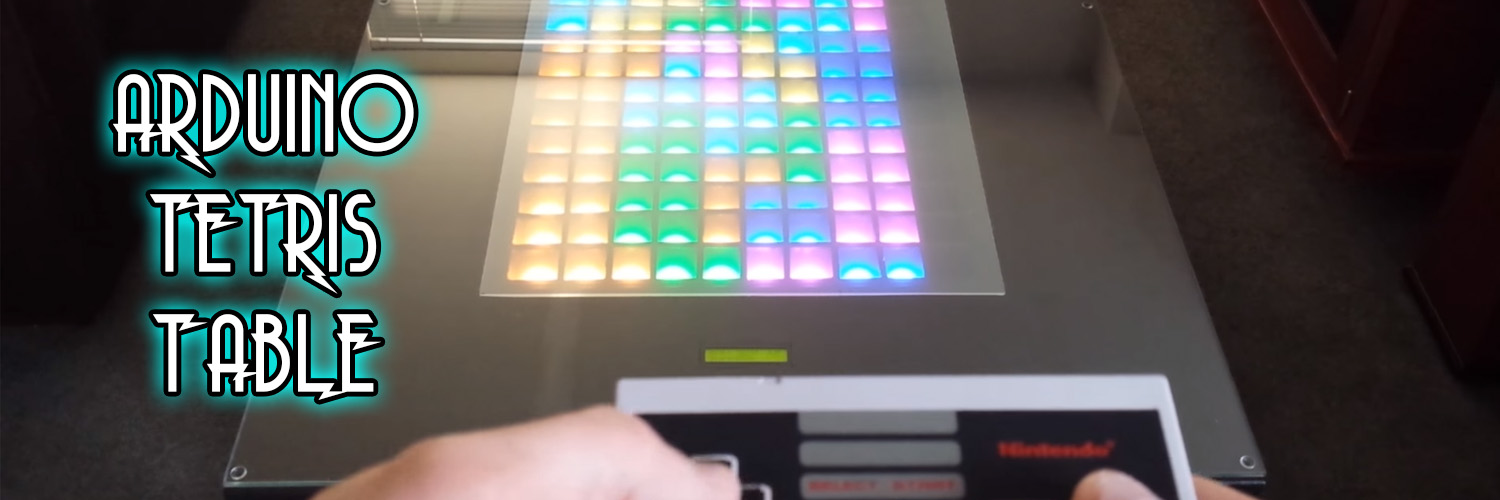 Arduino tetris LED adressable table