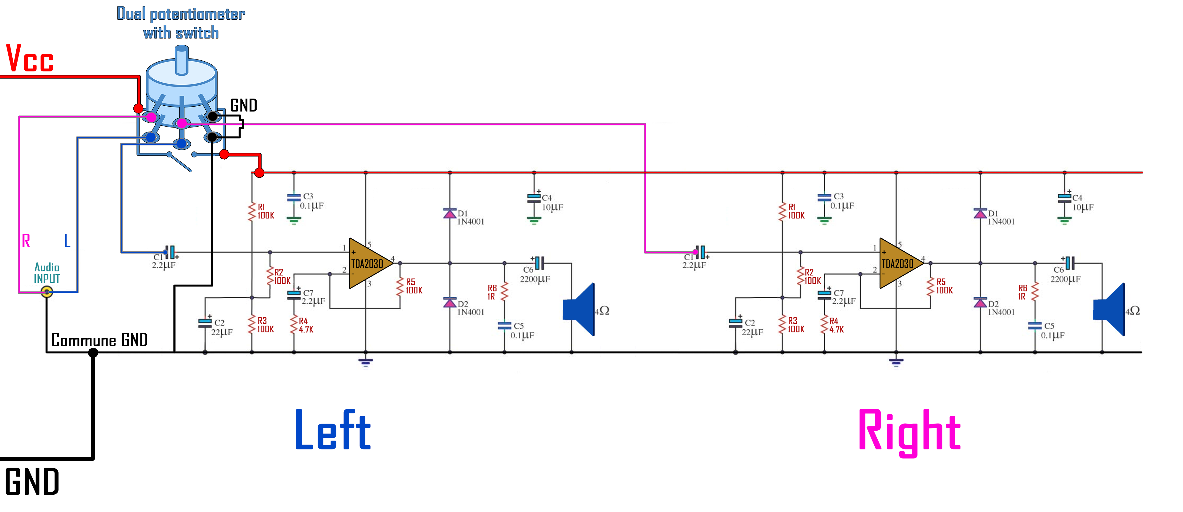 Simple Bluetooth Audio Receiver Circuit Diagram - Ultralight RadioDxer