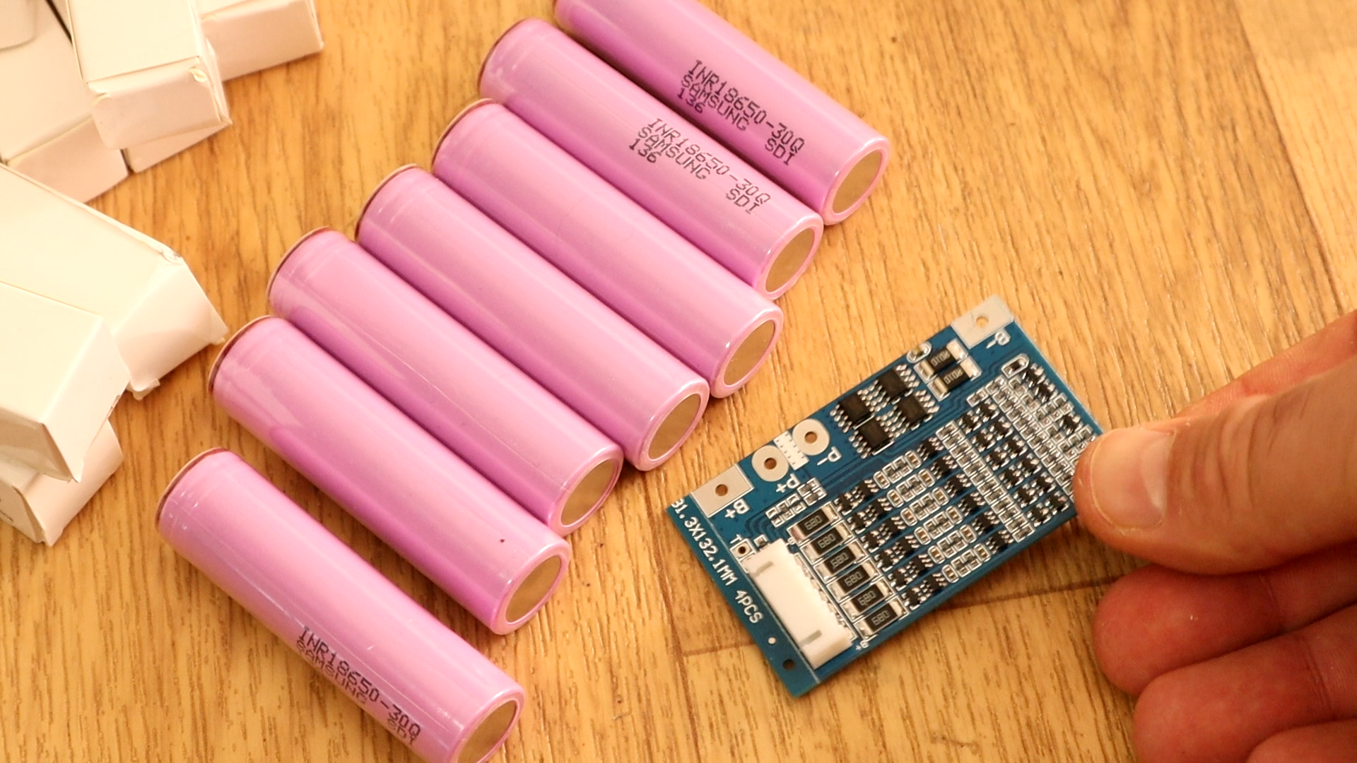 homemade 6S battery pack