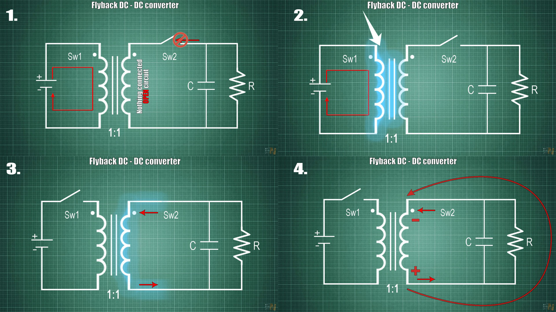 flyback circuit theory