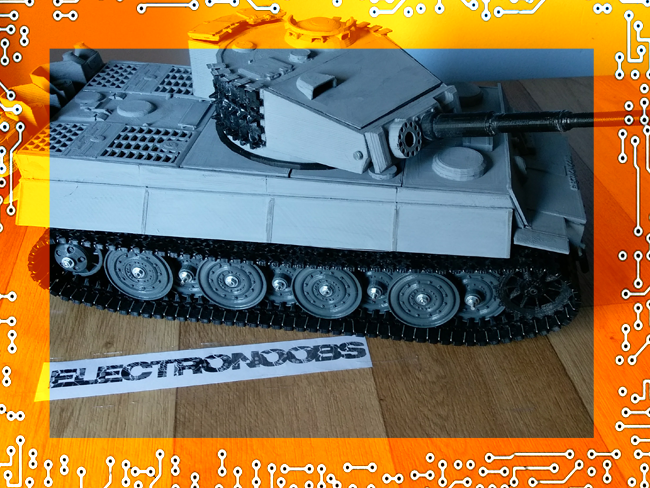 3D printed War tank Tiger 1