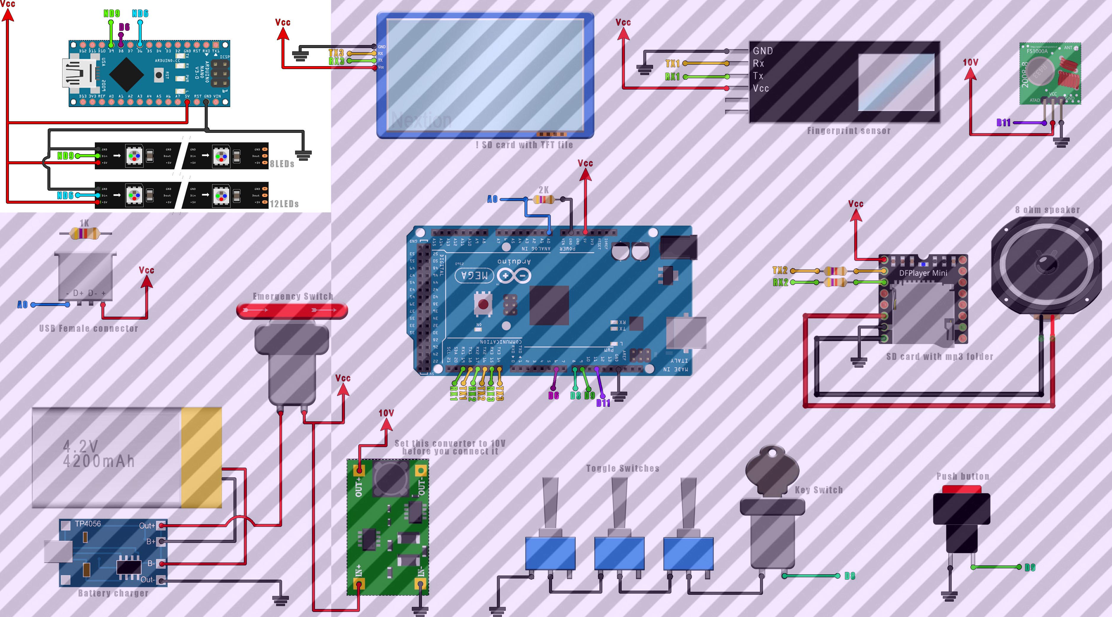 Arduino schematic escaperoom puzzle homemade idea