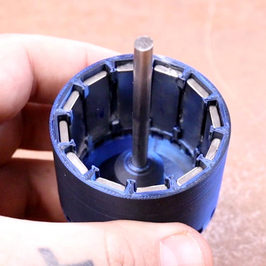3D Printed 9N12P Brushless Motor (only 3D files)