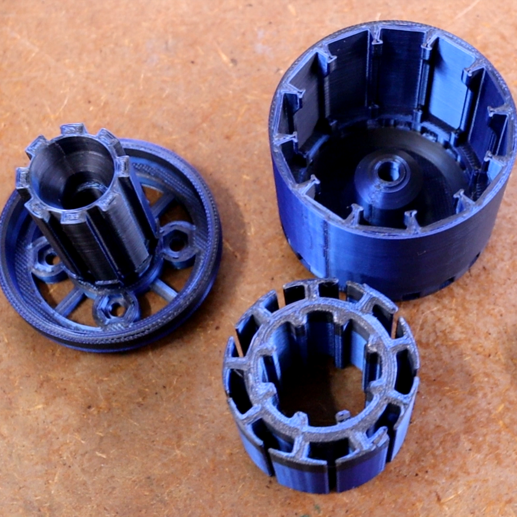 3D Printed 9N12P Brushless Motor (only 3D files)