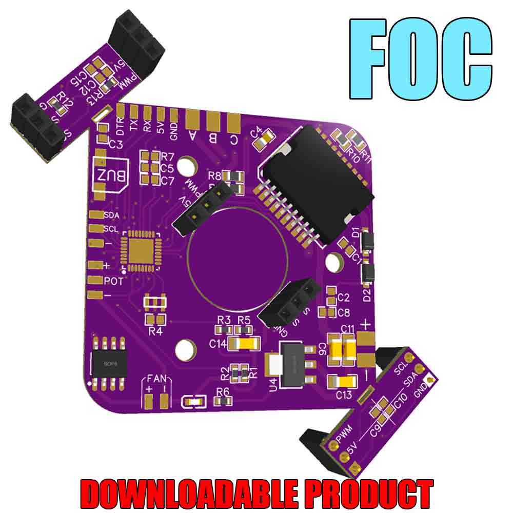 FOC Driver V2 PCB (Gerbers Only)