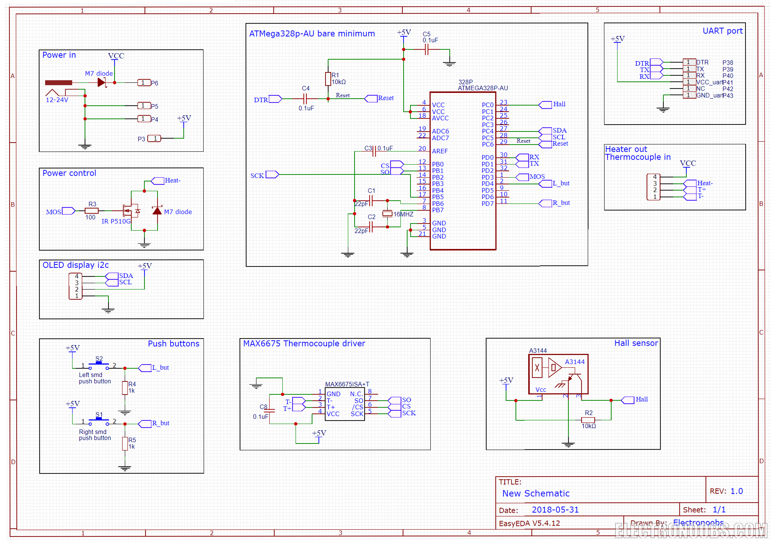 homemade arduino soldering iron portable schematic