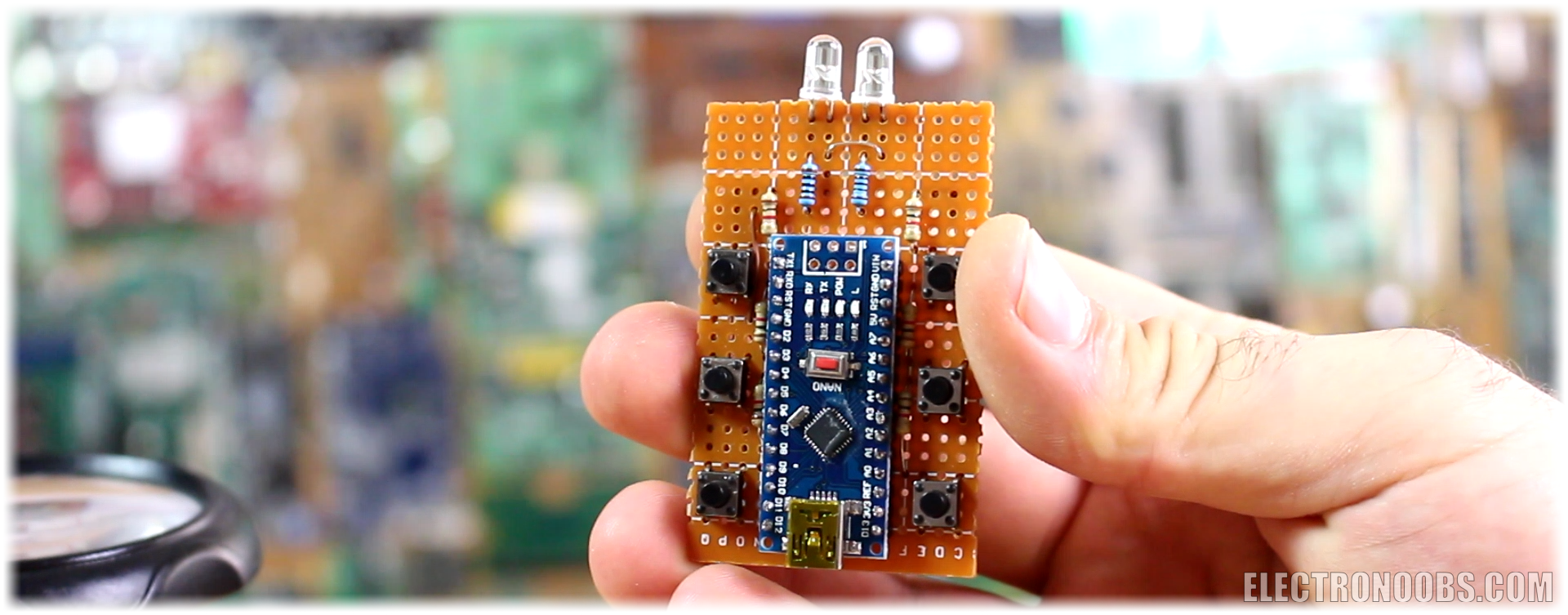 electronoobs Homemade IR remote 2115