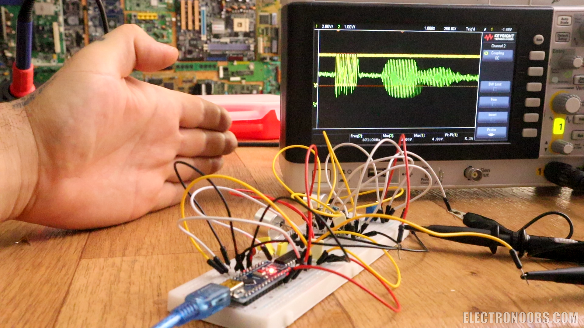 electronoobs Homemade ultrasonic distance sensor 2148