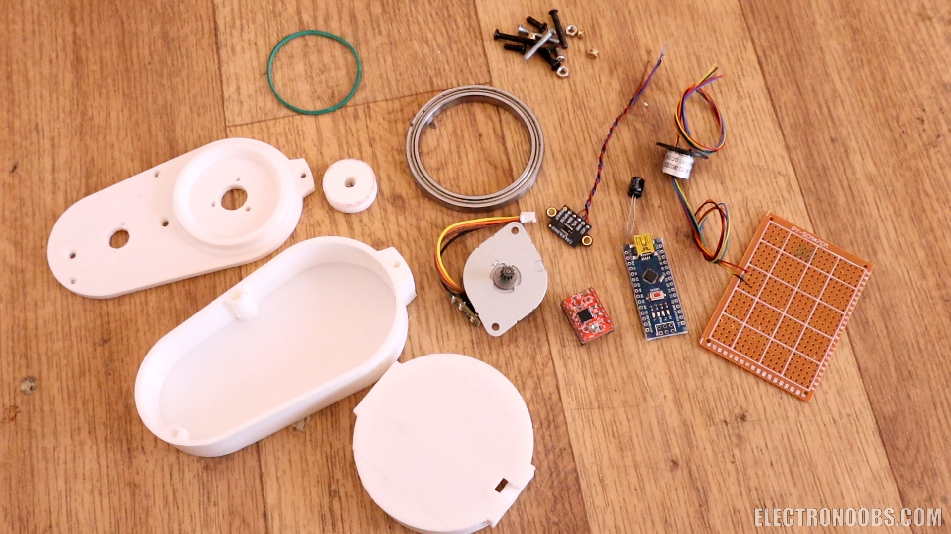 electronoobs Homemade Arduino LIDAR with 3D case and laser sensor 2249