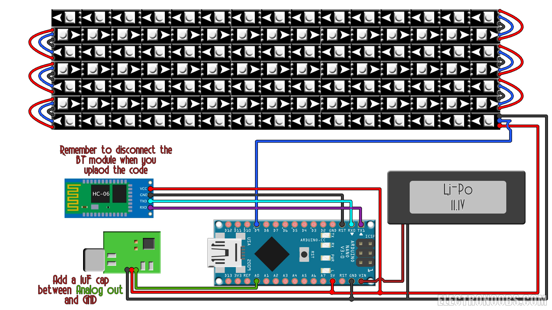 homemade daft punk arduino schematic helmet