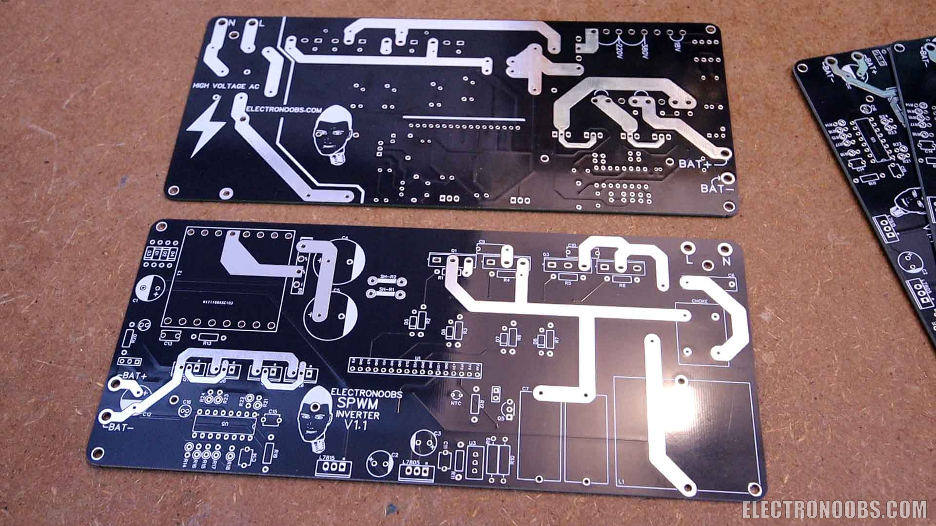 electronoobs Full Homemade Sine Inverter EGS002 driver 2325
