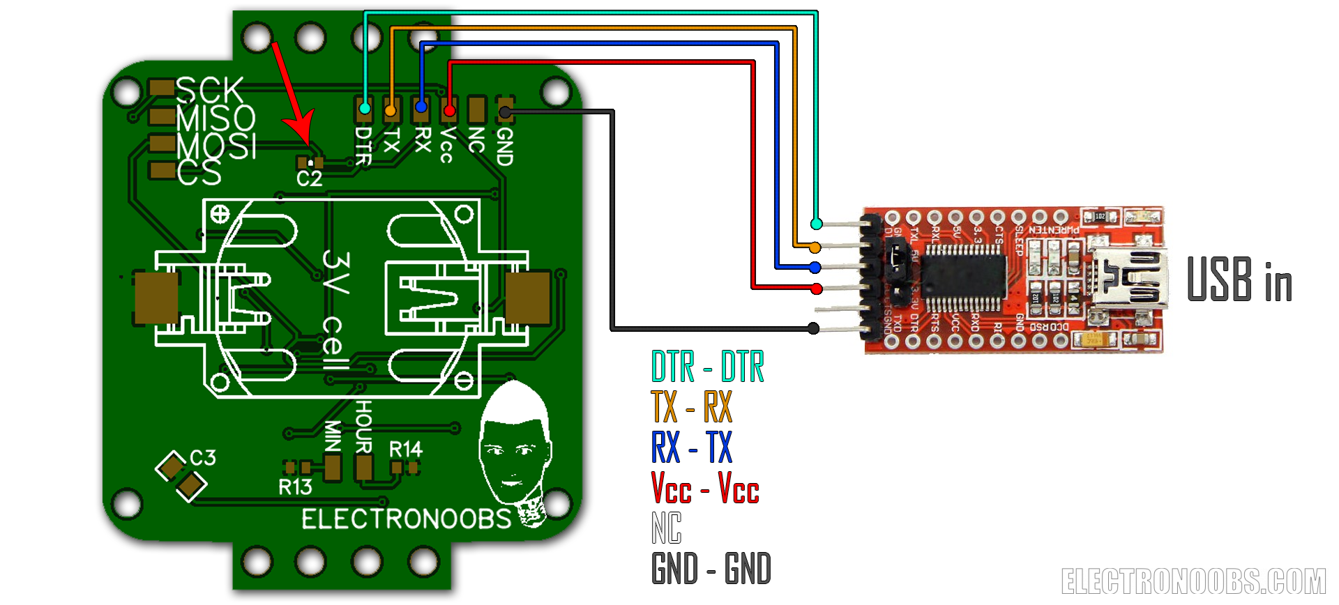 electronoobs Electronoobs watch - Internal 8MHz clock 2384