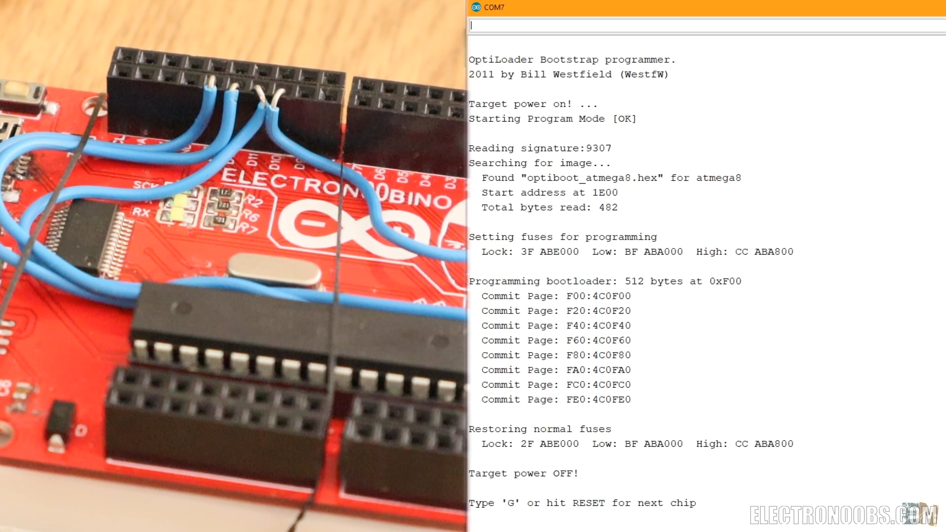 28?pin ATMEGA8 chip pinout, comparable to ATmega328, highlighted for its low cost and SMD option.