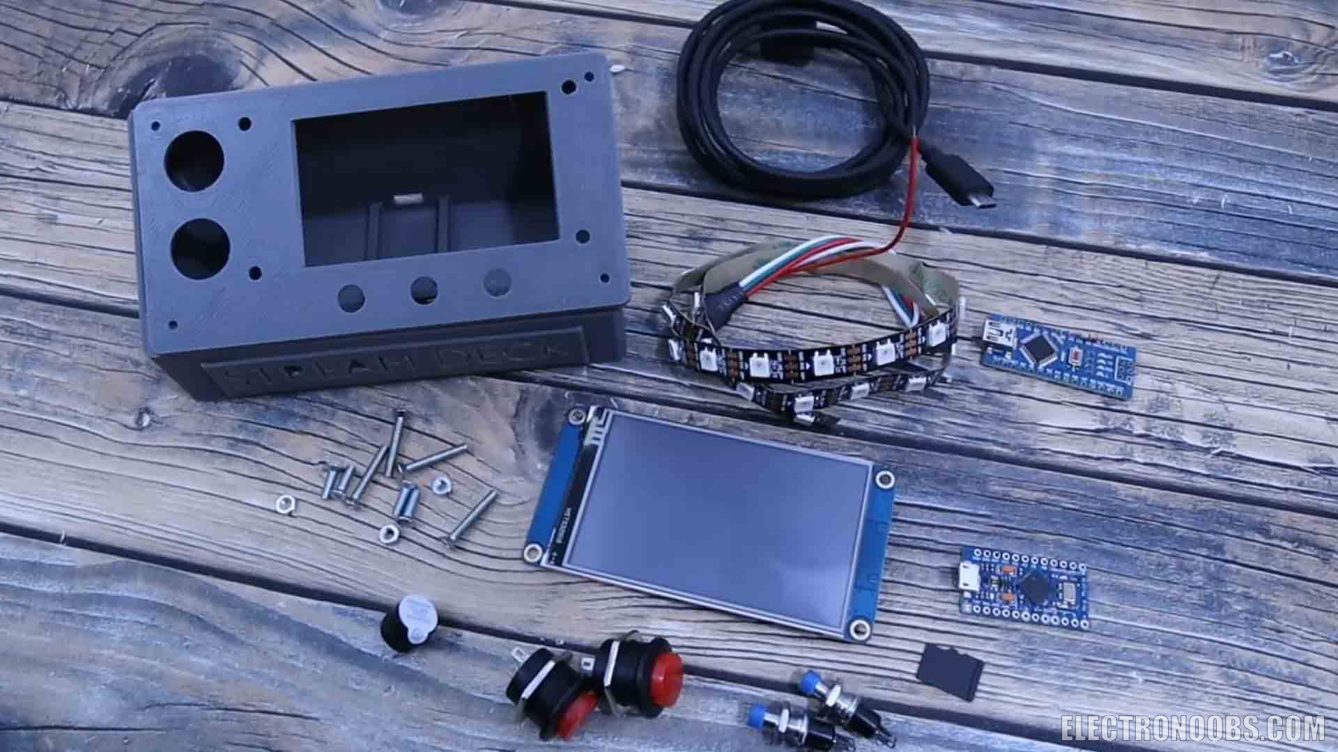 homemade stream deck part list