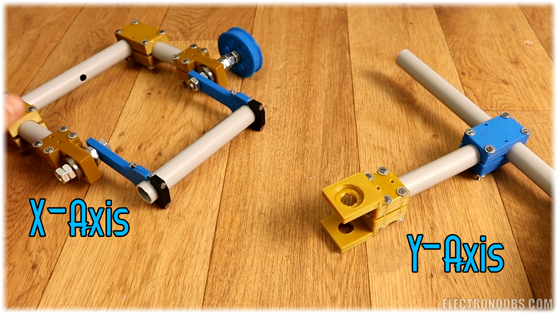 DIY guide showing a basic gimbal prototype with servos, schematics, code and 3D files included.